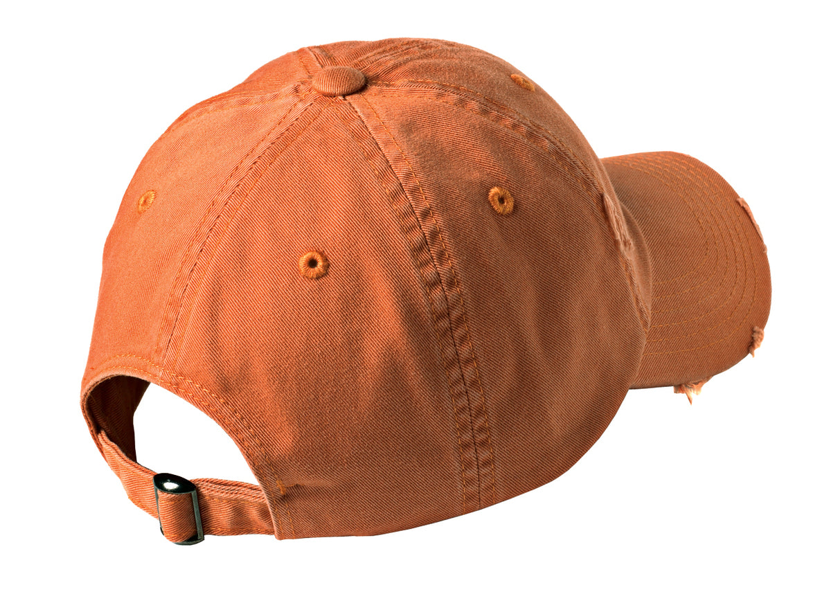 Spooky Mama Embroidered Distressed Twill Cap