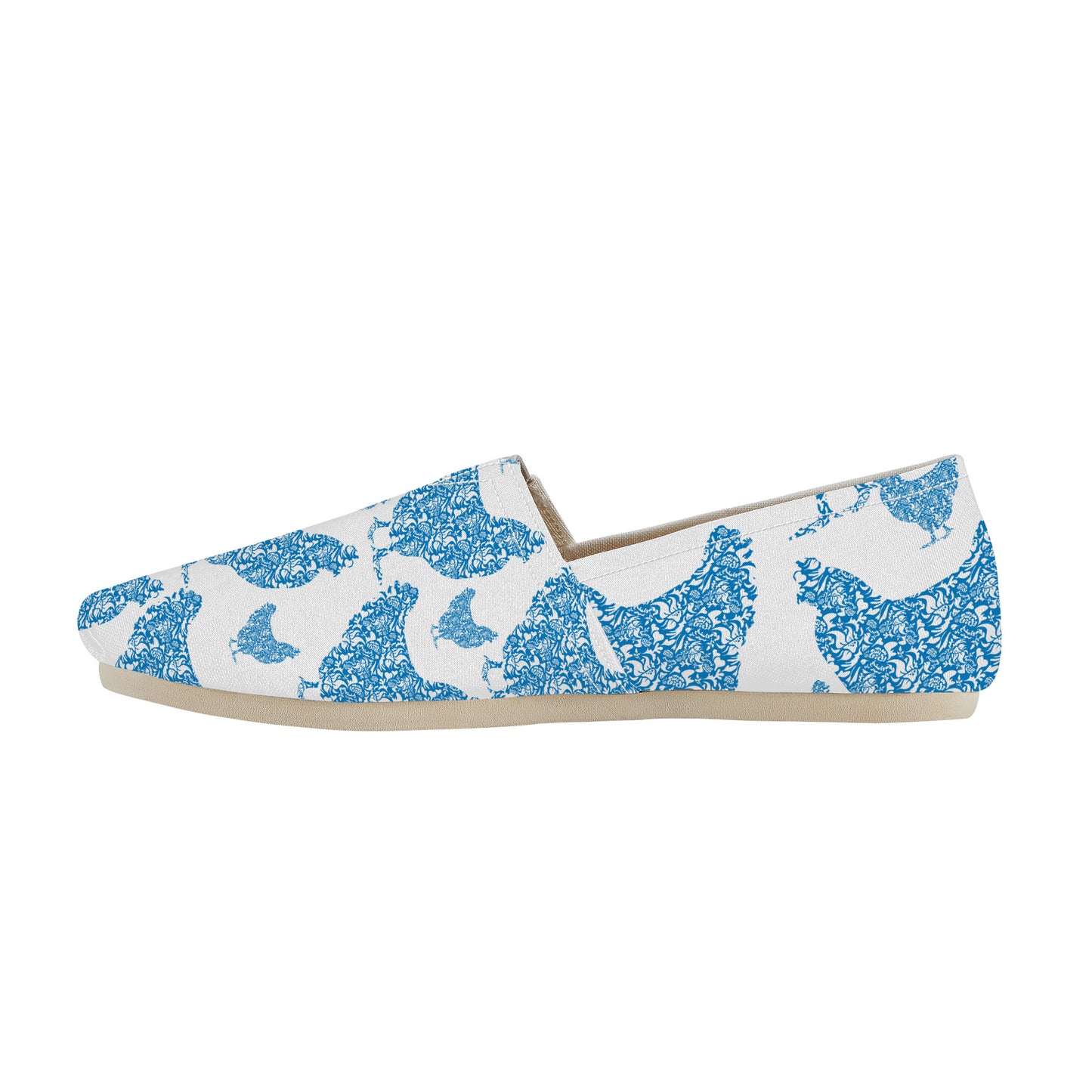 Chicken Print Casual Flat Driving Shoe