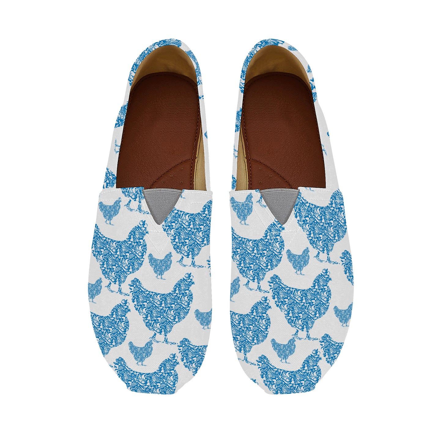 Chicken Print Casual Flat Driving Shoe