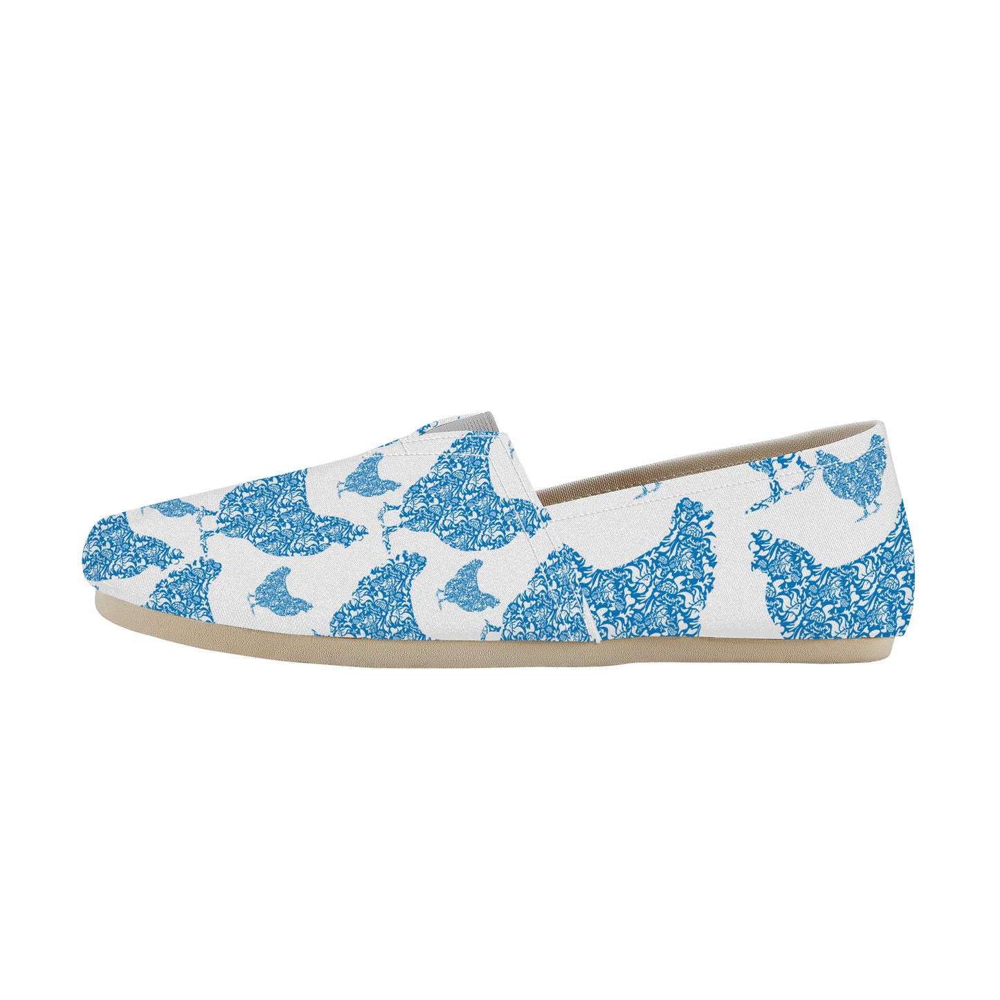 Chicken Print Casual Flat Driving Shoe
