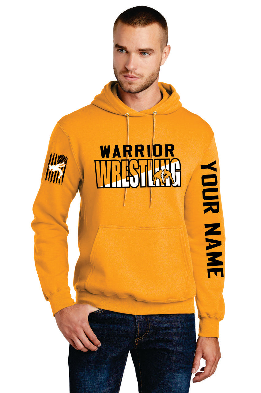 Warrior Wrestling Slash-Through Hoodie - Youth & Adult