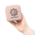 Cruise Jewelry Travel Case — Compact Pink Necklace & Earring Organizer