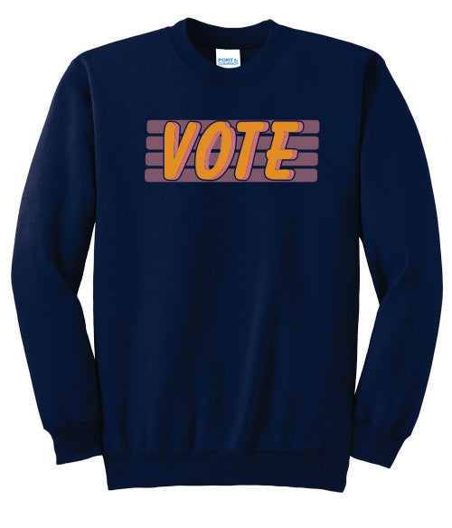 VOTE Navy Crewneck Sweatshirt