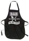 Dad Grilling Apron | The Man The Myth The BBQ Legend