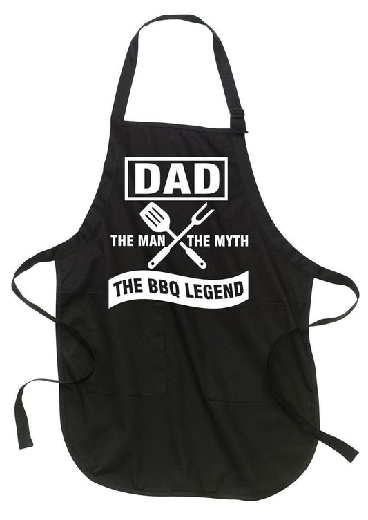 Dad Grilling Apron | The Man The Myth The BBQ Legend